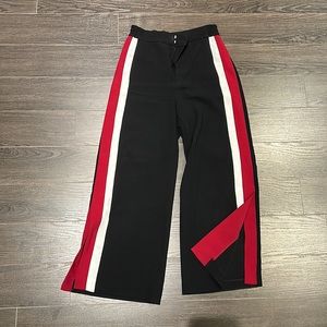Zara high waisted wide leg trousers in size small
